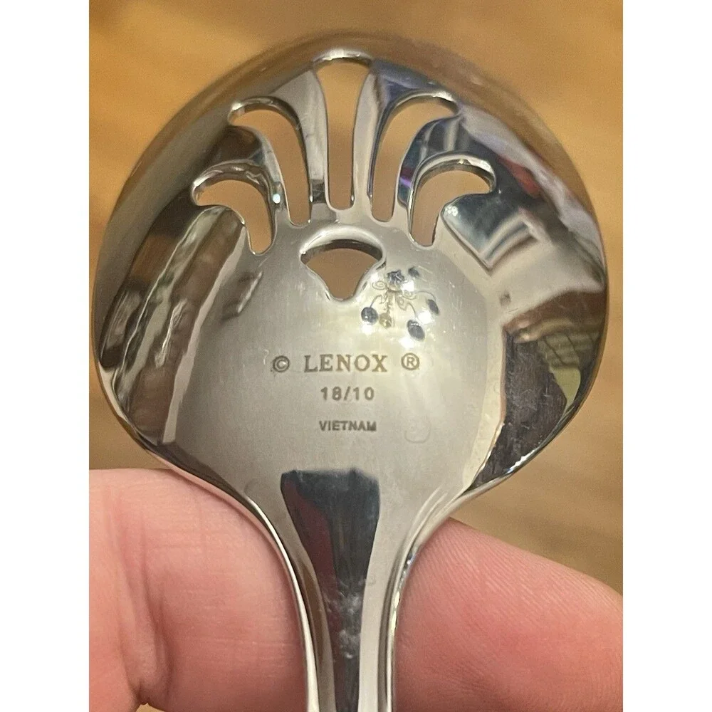 Lenox Covington 18/10 Stainless 7pc Hostess Serving Set Vietnam DISCONTINUED